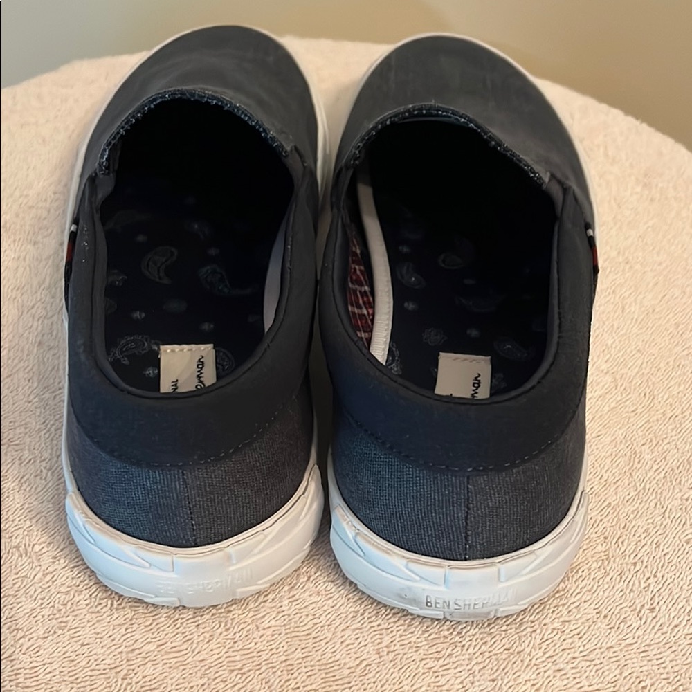 NIB Ben Sherman Men's Navy Percy Slip-On Loafers - Picture 7 of 9